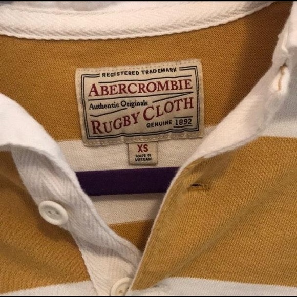 Abercrombie Rubgy cloth Striped Long Sleeve top - Picture 2 of 4